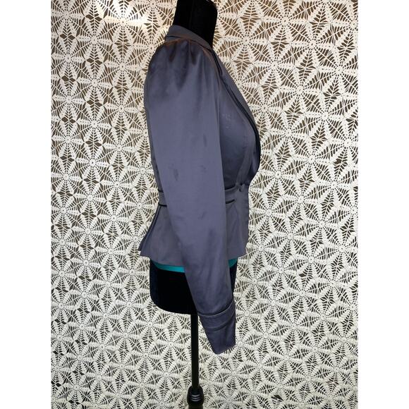 Y2K CC Couture Cotton and Polyester Grey Blazer - Picture 2 of 7